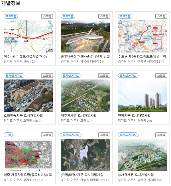  경기도 여주시 산북면 주어리 토지 매매