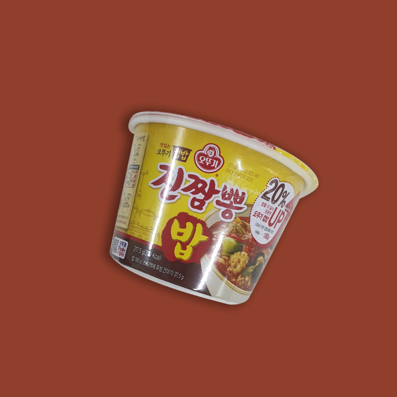 [컵팡]오뚜기 / 진짬뽕밥 / 컵밥 추천 / 솔직히 맛은..