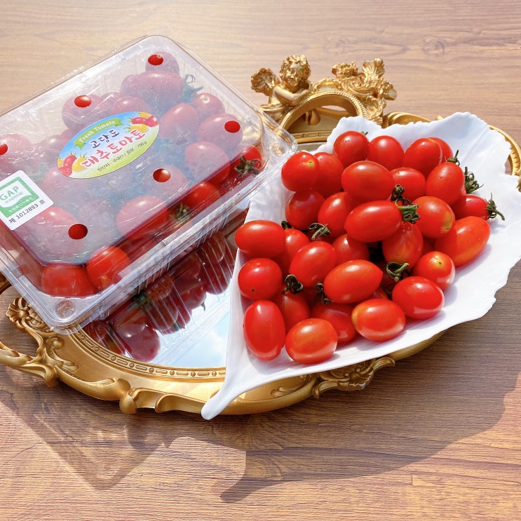  프레시 모닝 방울토마토로 달콤한 방울토마토 절임 만들기 했어요