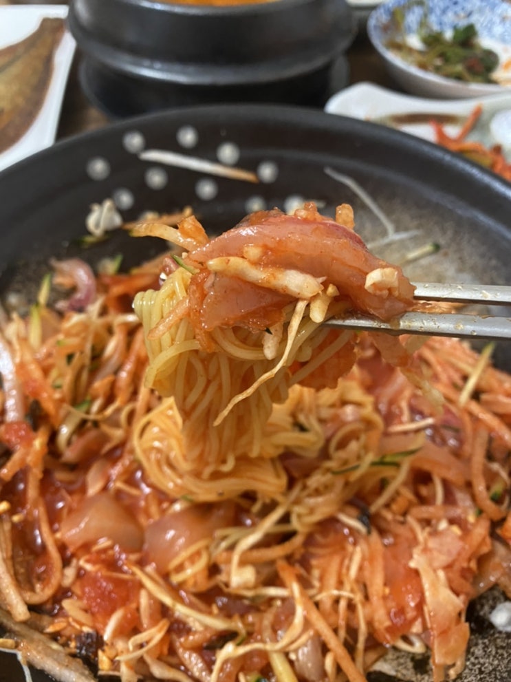 대구 칠곡 횟집 맛집 <한산도회초밥> 시원한 특물회 추천