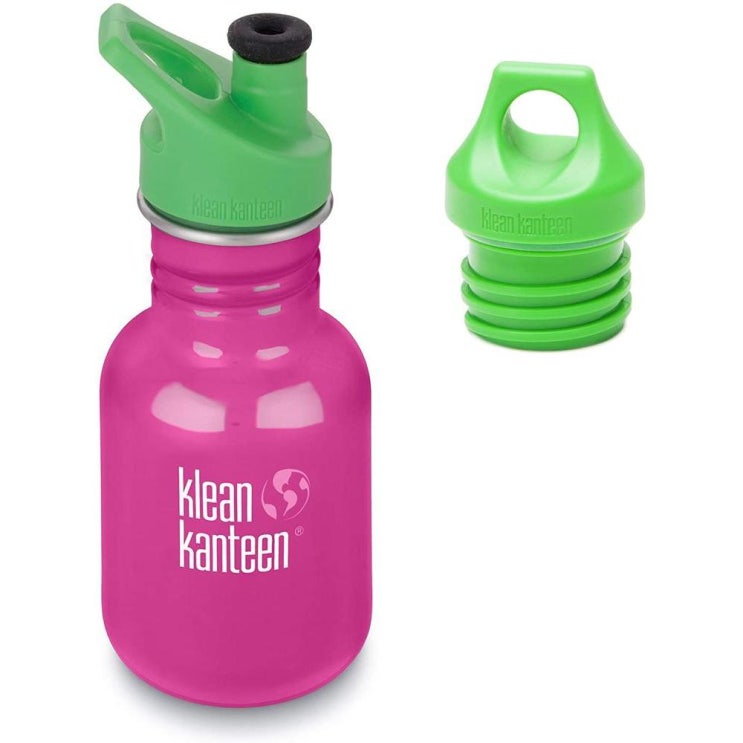 리뷰가 좋은 직구 Klean Kanteen 12 oz Classic Single Wall Bottle Wild Orchid with Sport Cap 3.0 Green and Lo