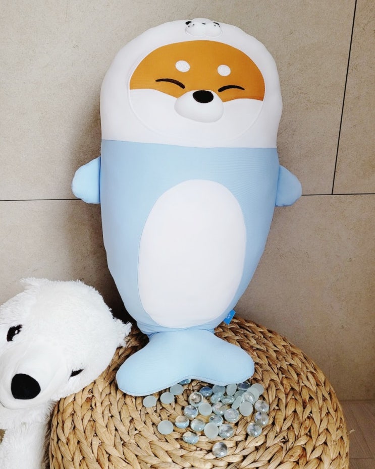  시원하게 쿨잠자는 여름바디필로우 하프물범 쿨쿠션