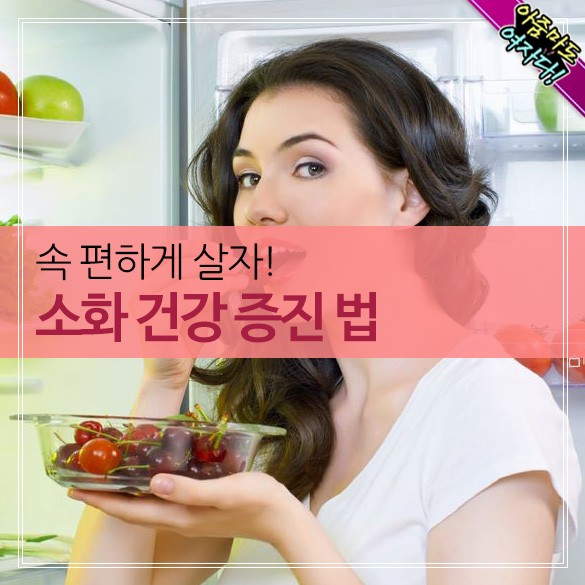  속 편히게 살자! 소화건강 증진법