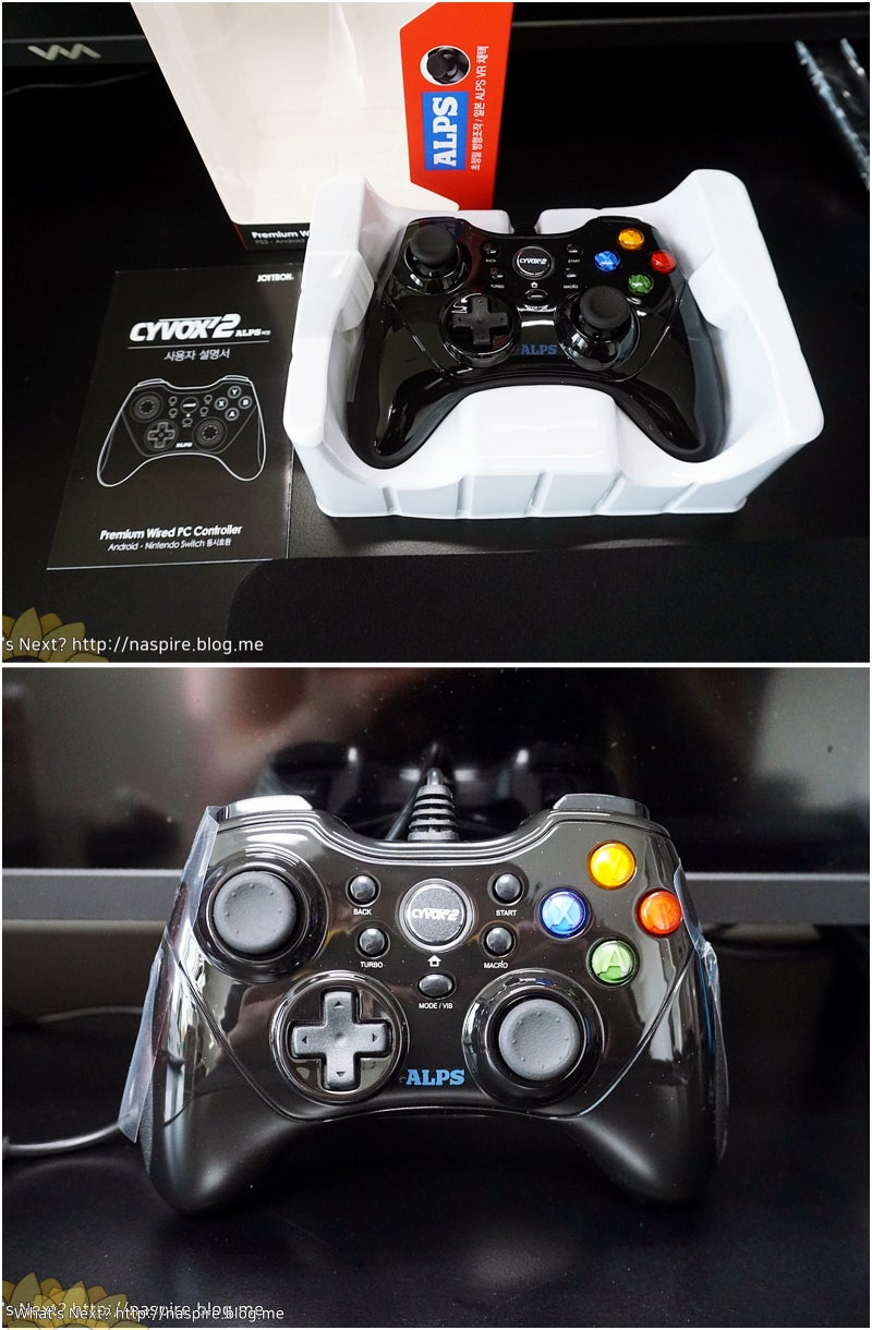 조이트론 싸이복스2 유선 게임패드 엑박PC스위치 : 네이버 블로그