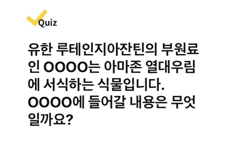 6월24일 유한 루테인지아잔틴 돈버는 퀴즈