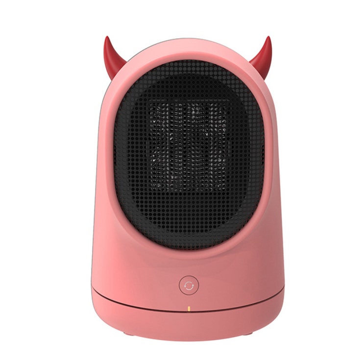 최근 인기있는 미니 온풍기 사무실 캠핑 미니 히터 500W, 핑크 좋아요