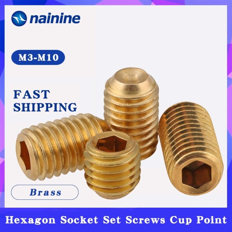 후기가 좋은 DIN916 M2 M10 육각 소켓 고정 나사 컵 포인트 황동 그럽 나사 볼트 B096, M3 10 개, 8mm 추천합니다 후기가 좋은 DIN916 M2 M10 육각 소켓 고정 나사 컵 포인트 황동 그럽 나사 볼트 B096, M3 10 개, 8mm 추천합니다