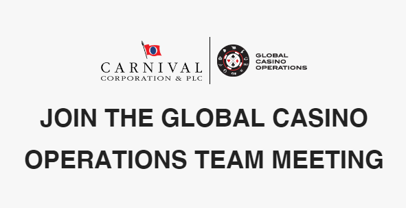 Global Casino Team Meeting Invitation