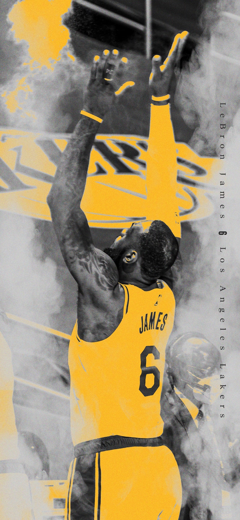 LA레이커스 르브론 제임스, 백넘버 6번 모바일 배경화면(고화질) : 네이버 블로그, image size:800x1732