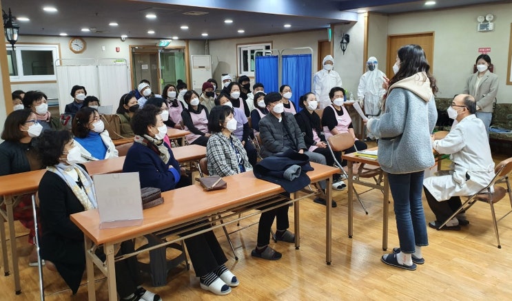  천상소망노인요양원 직원들, 백신접종 1,2차 완료! 후련합니다!