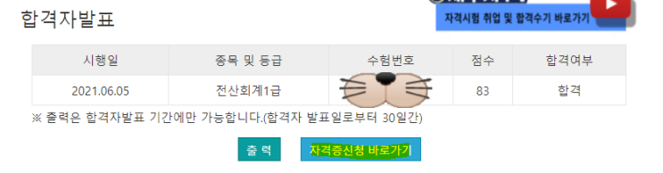  전산회계 1급 합격했다 feat.노베이스&비전공자