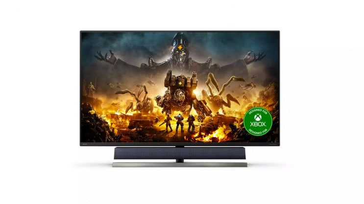 필립스, 55인치 4K 144hz HDR1000인증 HDMI2.1모니터 공개 "Desingend for XBOX"