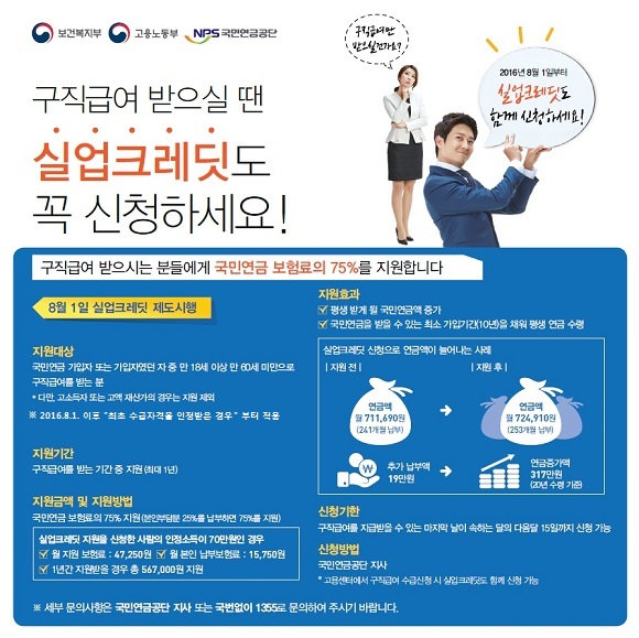쫓겨난 4050, 국민연금 보조 실업크레딧 아시나요? 쫓겨난 4050, 국민연금 보조 실업크레딧 아시나요?
