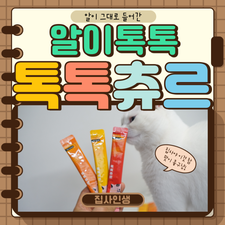  반려묘에게 새로운 식감의 츄르를 바쳐보자! 펫프렌즈 단독! 델리마켓 톡톡츄르!