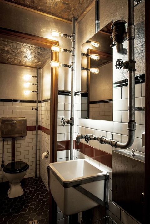 노출 콘크리트 욕실 인테리어 인더스트리얼 욕실 디자인