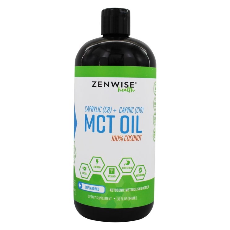  인기 많은 젠와이즈헬스 코코넛 MCT 오일, 946ml, 1개 좋아요