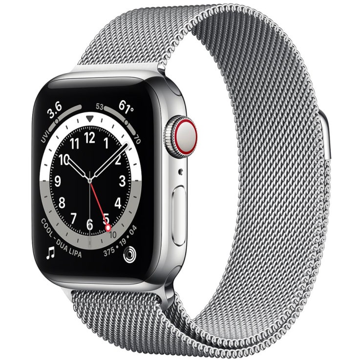 최근 인기있는 Apple 애플워치 6, GPS+Cellular, 실버 스테인리스 스틸 케이스, 실버 밀레니즈 루프 ··· 최근 인기있는 Apple 애플워치 6, GPS+Cellular, 실버 스테인리스 스틸 케이스, 실버 밀레니즈 루프 ···