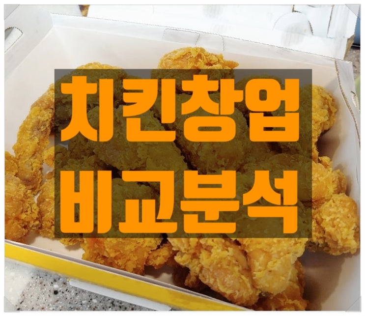 치킨프랜차이즈창업을 위한 분석 (교촌,BBQ,BHC,노랑) 치킨프랜차이즈창업을 위한 분석 (교촌,BBQ,BHC,노랑)