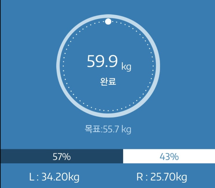  누베베 감비엑스 다이어트 식단 138일차