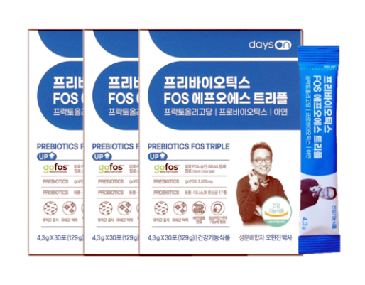  오한진 프리바이오틱스 FOS 트리플 유산균