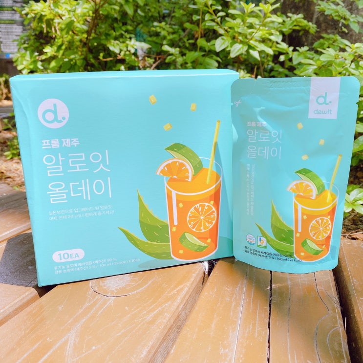  듀잇 알로잇 올데이 맛있는 저칼로리 디저트 음료 맛봤어요.