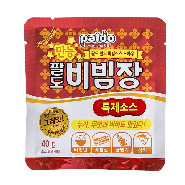 인기있는 (45개+5개) 팔도 만능비빔장 40g, 50개 좋아요