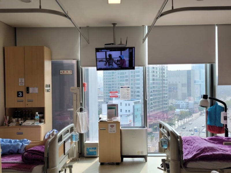 광주교통사고한방병원에 입원하여