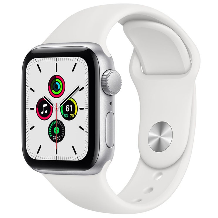 인기 급상승인 Apple 애플워치 SE, GPS, 실버 알루미늄 케이스, 화이트 스포츠 밴드 좋아요 인기 급상승인 Apple 애플워치 SE, GPS, 실버 알루미늄 케이스, 화이트 스포츠 밴드 좋아요