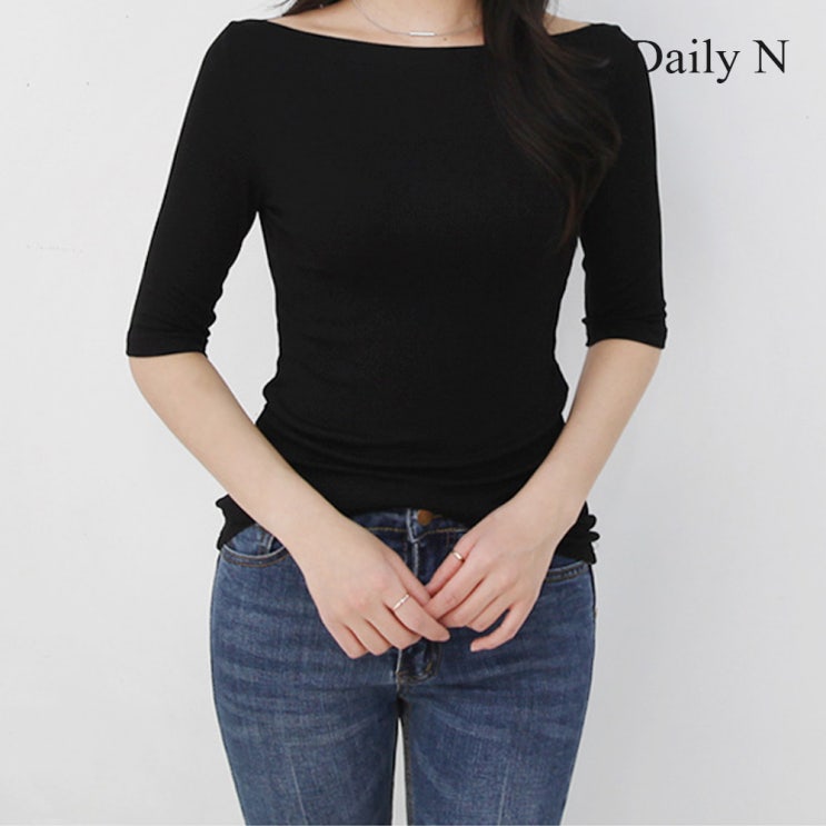 인기 급상승인 데일리앤 여성용 러블립라인 보트넥 5부 티셔츠 추천해요 인기 급상승인 데일리앤 여성용 러블립라인 보트넥 5부 티셔츠 추천해요