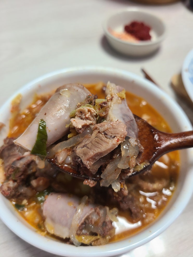  순대국집 못지 않은 순대 밀키트 "옛날 시골 아주매순대"