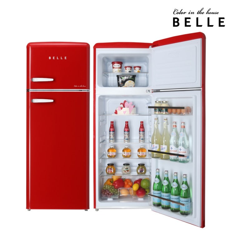 잘나가는 Belle 레트로 소형 냉장고 RD22ARD ···