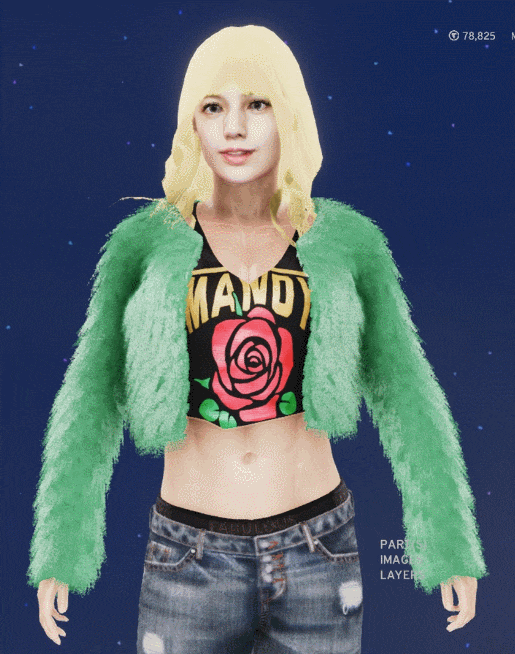  블랙핑크 "리사" 커마 caw (wwe2k20)