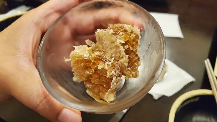 대전 둔산동 벌집 꿀막걸리 신기한 밀랍 [ 강남최부자집 ]