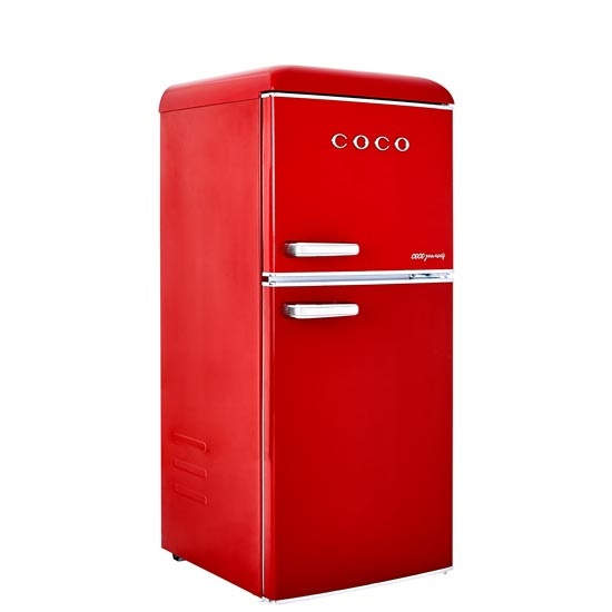 후기가 좋은 [COCO] 코코일렉 소형 2도어 레트로 냉장고 117L CRA12RD 좋아요