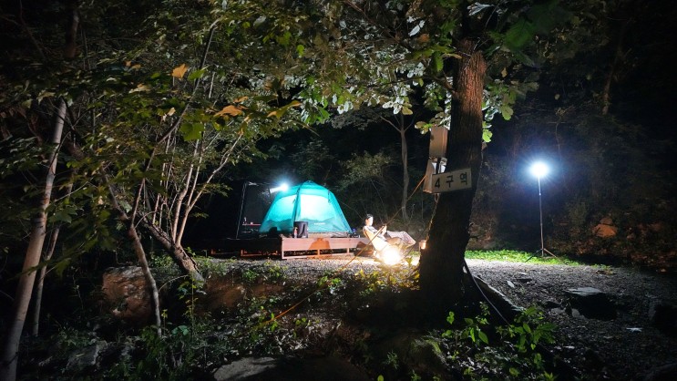 #40 홍천 산으로 캠핑장, 숲속 여름캠핑 솔직후기