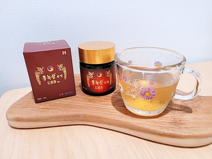 홍삼녹용진액 바이오션 홍녹삼진액 먹어봤어요
