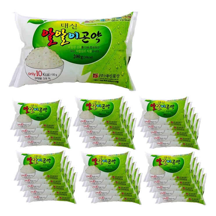 가성비 좋은 대신 곤약쌀 1인1개월구성 200gX30팩, 200g, 30팩 ··· 가성비 좋은 대신 곤약쌀 1인1개월구성 200gX30팩, 200g, 30팩 ···