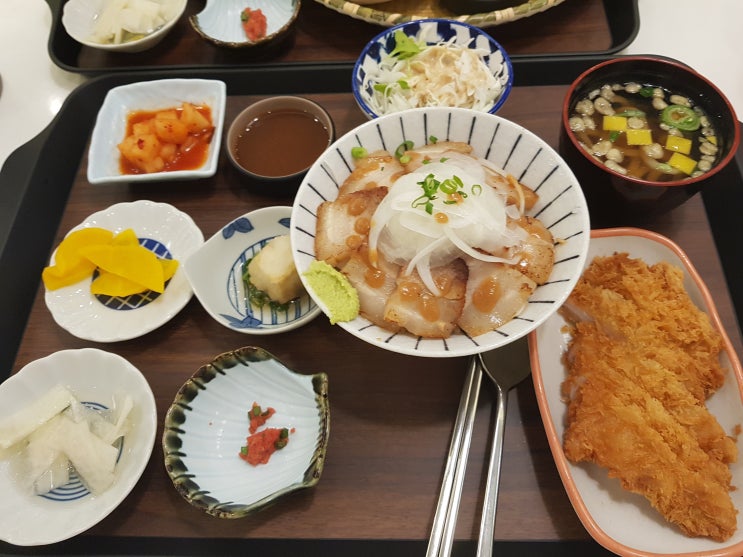  인천 스퀘어원 점심 하즈벤(HAZ BEN).일본식 가정요리