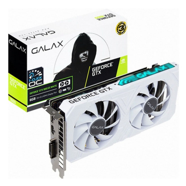 당신만 모르는 갤럭시 지포스 GTX1660 WHITE D EX D5 6GB 좋아요