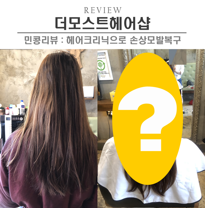 [안산/더모스트헤어] 고잔동미용실 손상모발 시세이도 프리미엄 크리닉으로 복구한 후기
