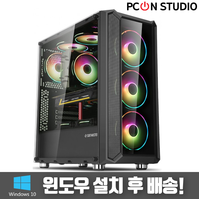 인기있는 PC온스튜디오 게이밍 컴퓨터 고사양 하이엔드 조립 PC RTX 3060 데스크탑 본체, 4. SSD 500GB 변경 + RAM 16GB 추가, 게이밍 - H01 ···