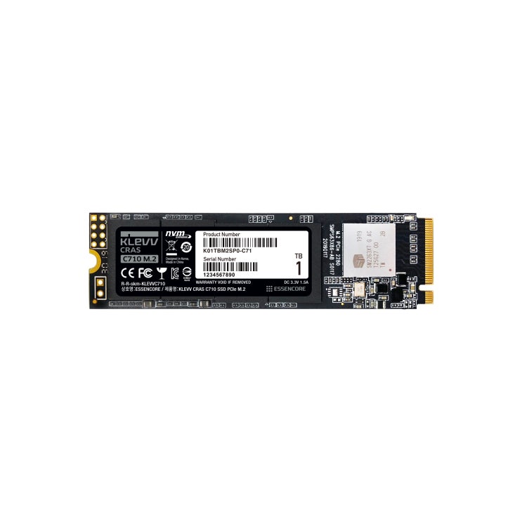 후기가 좋은 클레브 ESSENCORE CRAS C710 M.2 NVME 3D TLC SSD, K01TBM2SP0-C71, 1TB ··· 후기가 좋은 클레브 ESSENCORE CRAS C710 M.2 NVME 3D TLC SSD, K01TBM2SP0-C71, 1TB ···