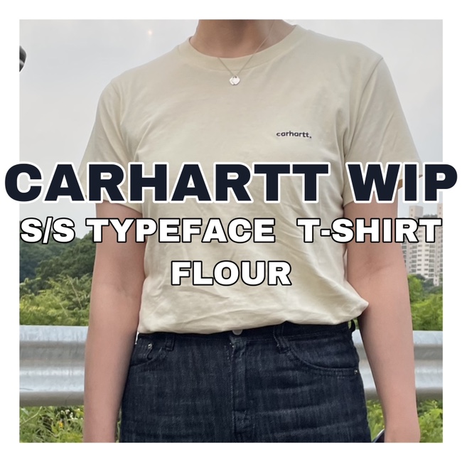 [칼하트] 여자 반팔티 추천, CARHARTT WIP W S/S TYPEFACE T-SHIRT FLOUR