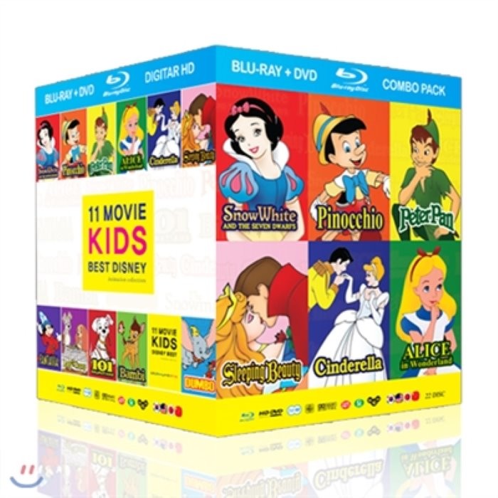 잘팔리는 디즈니 11종 콤보팩 스페셜 풀 패키지 : 블루레이+DVD, 클래식라인(주) 추천합니다 잘팔리는 디즈니 11종 콤보팩 스페셜 풀 패키지 : 블루레이+DVD, 클래식라인(주) 추천합니다