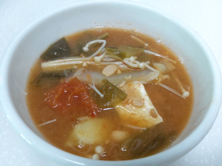  토마토배추 청국장 끓이기 토마토 활용 요리