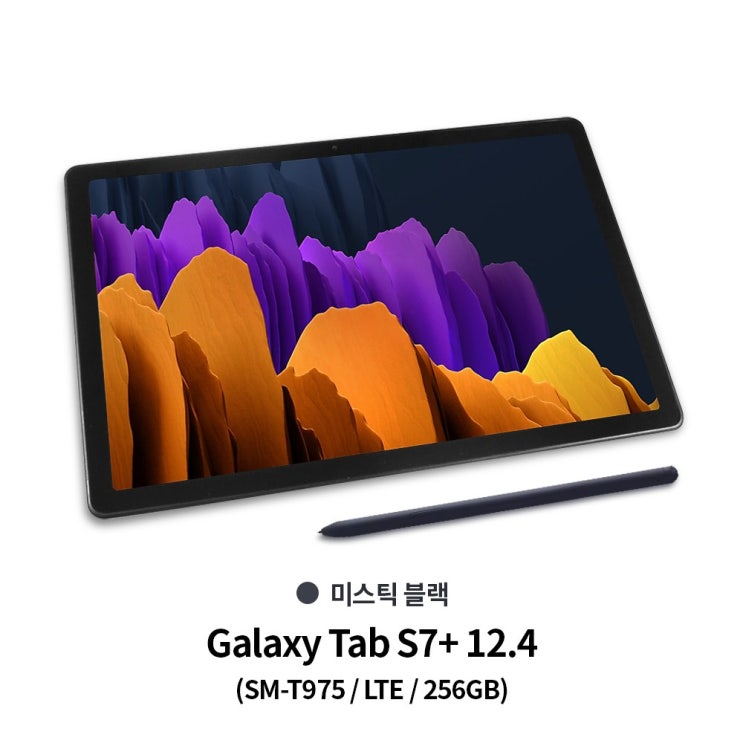 선호도 좋은 삼성전자 갤럭시탭S7+ 12.4 LTE 256GB (SM-T975) -미스틱 블랙 (pi), 미스틱 블랙 추천해요