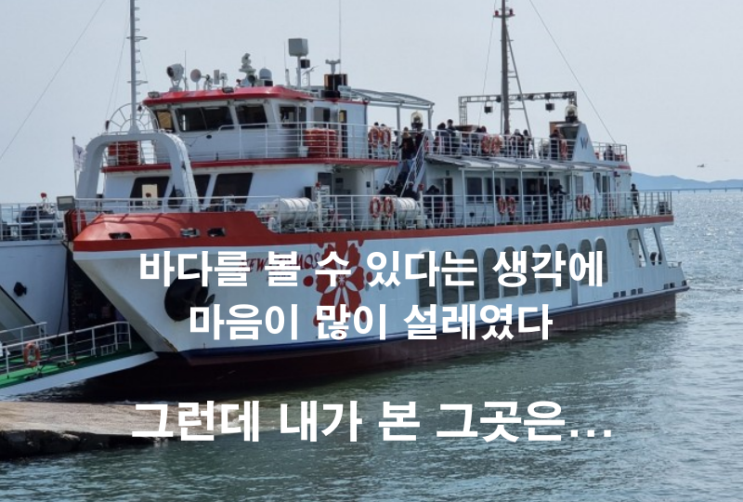  #23. 바다를 볼 수 있다는 생각에 마음이 많이 설레였다. 그런데 내가 본 그곳은...