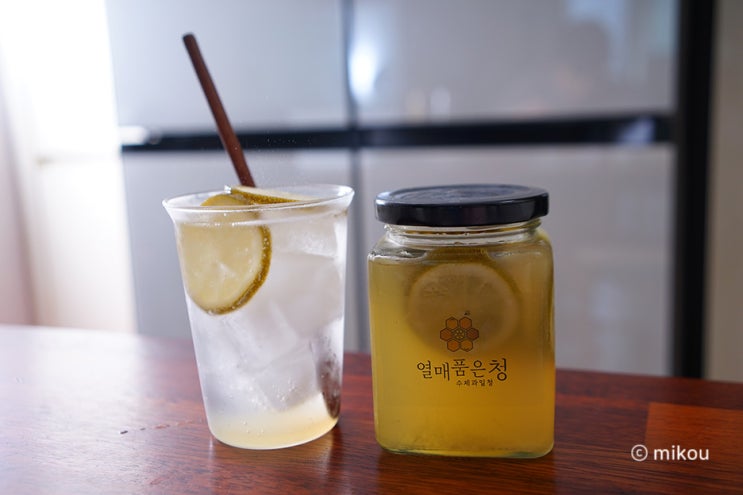  간단히 꿀라임청으로 라임에이드 만들기
