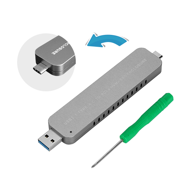 인지도 있는 유커머스 USB3.1 Type C NVME M.2 SSD 외장케이스, 선택하세요 추천해요 인지도 있는 유커머스 USB3.1 Type C NVME M.2 SSD 외장케이스, 선택하세요 추천해요