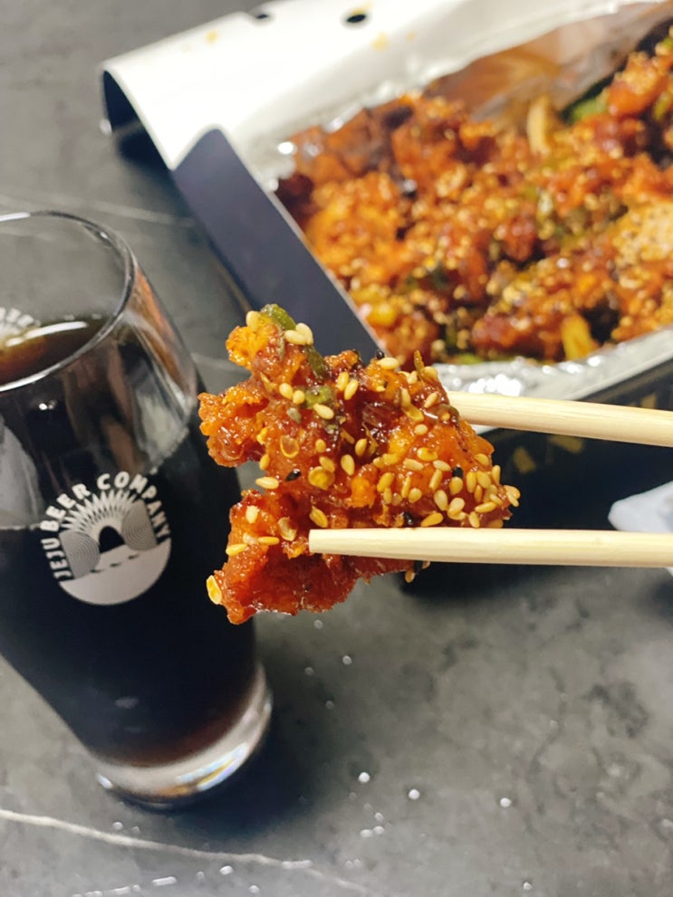  광산맛집 [깐튀남] 깐풍기 포장 후기